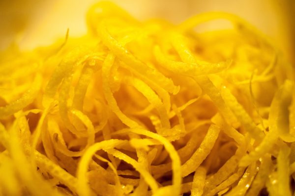 Photo de zeste de Citron Jaune