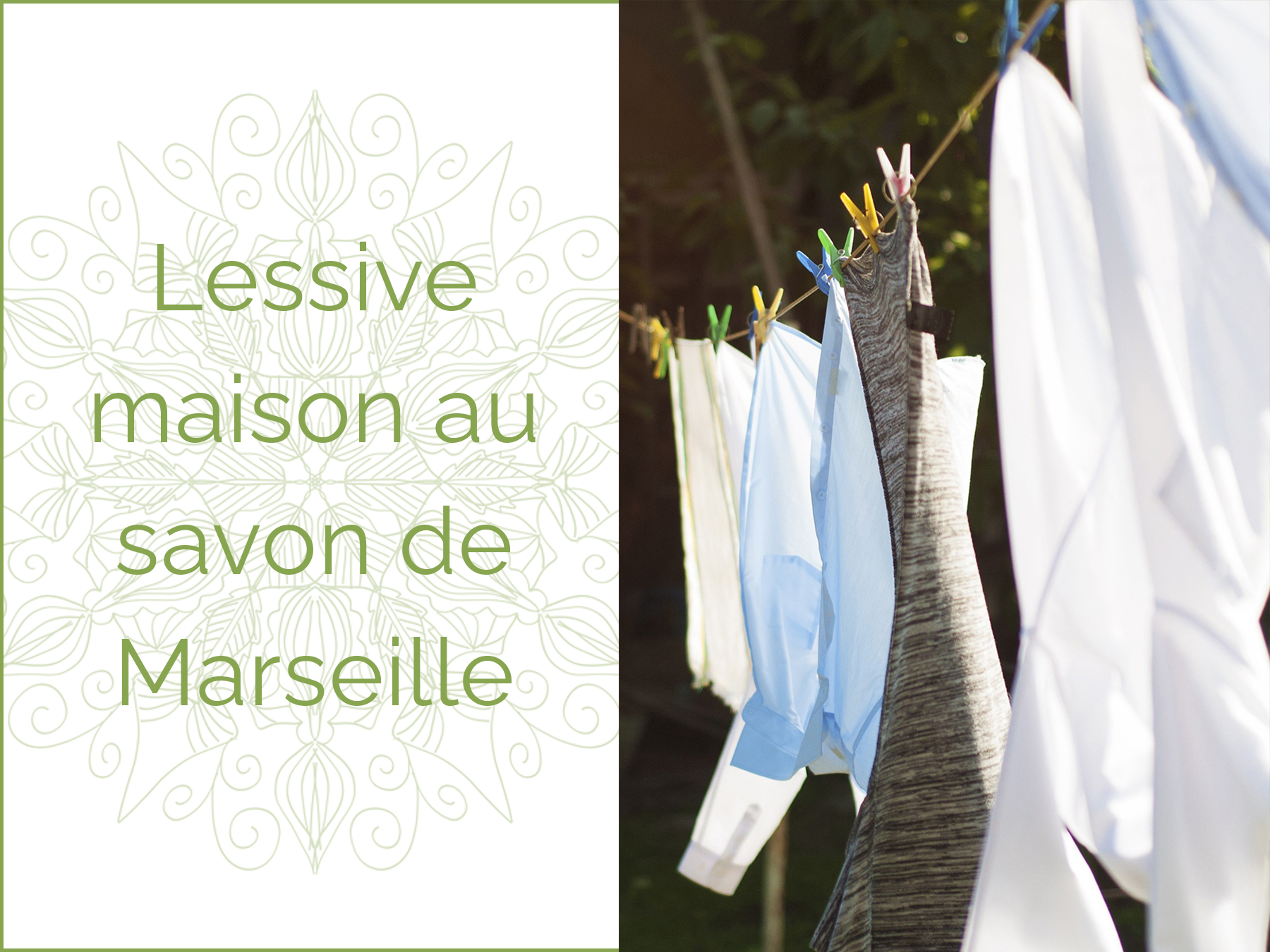 Photo de linge sechant sur une corde a l'exterieur